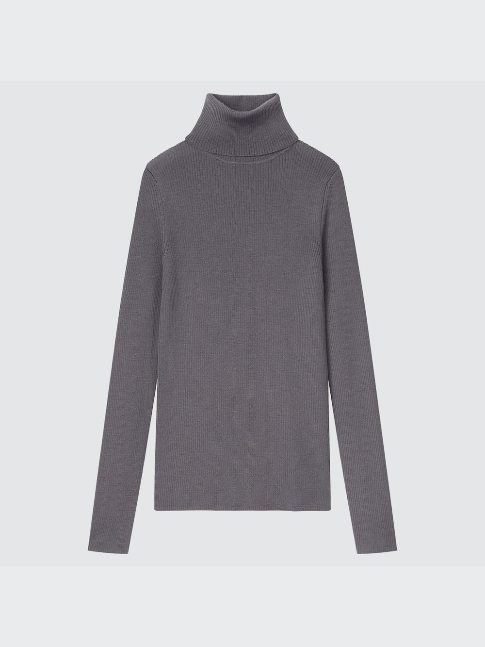 Uniqlo Extra Fine Merino Ribbed Turtleneck Sweater Size M